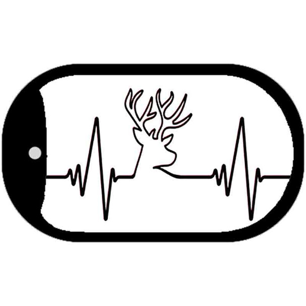 Deer Heart Beat Wholesale Novelty Metal Dog Tag Necklace
