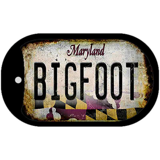 Bigfoot Maryland Wholesale Novelty Metal Dog Tag Necklace