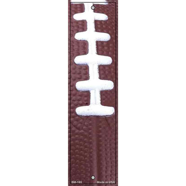 Football Closeup Wholesale Novelty Metal Bookmark