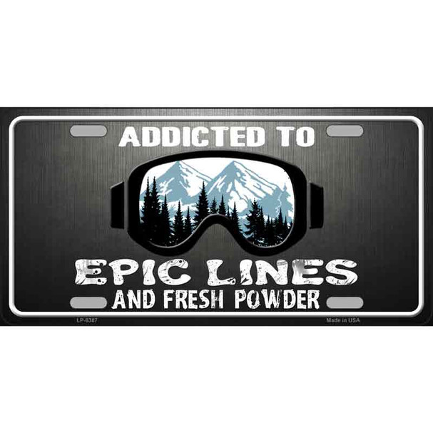 Addicted Wholesale Metal Novelty License Plate