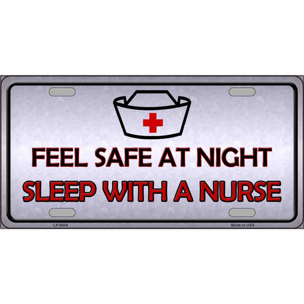 Feel Safe At Night Wholesale Metal Novelty License Plate