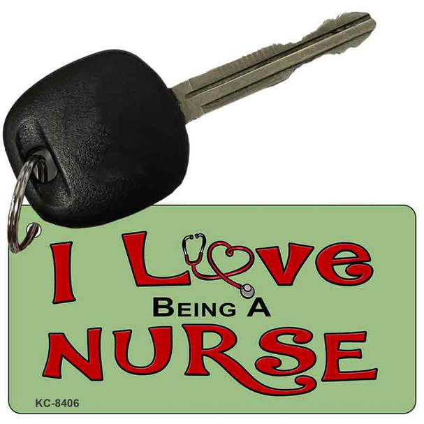 I Love Being A Nurse Wholesale Novelty Key Chain