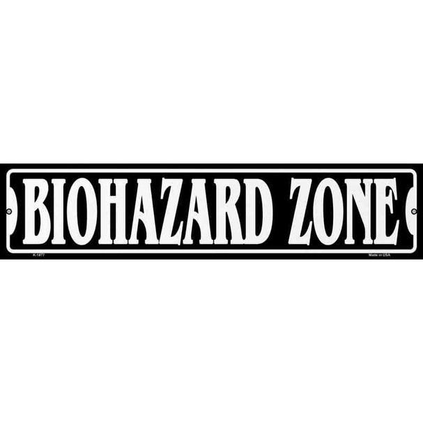 Biohazard Zone Wholesale Novelty Metal Street Sign