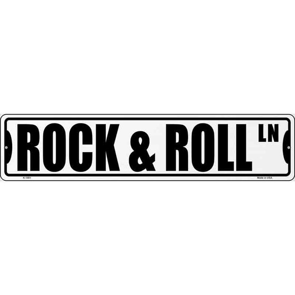 Rock and Roll Ln Wholesale Novelty Metal Street Sign