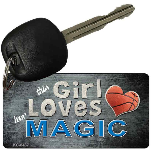 This Girl Loves Her Magic Wholesale Novelty Key Chain