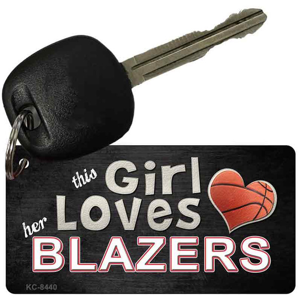 This Girl Loves Her Blazers Wholesale Novelty Key Chain