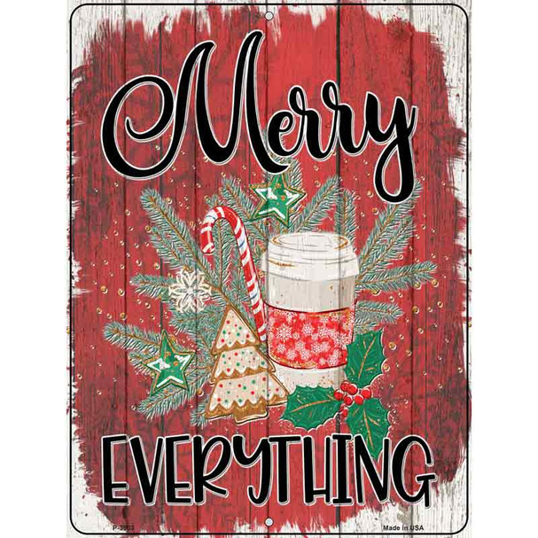 Merry Everything Red Wholesale Novelty Metal Parking Sign