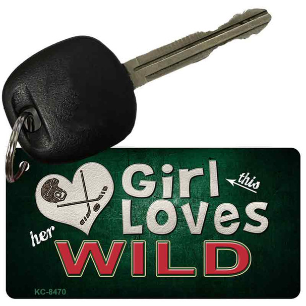 This Girl Loves Her Wild Wholesale Novelty Key Chain