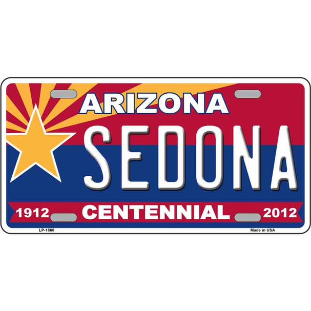 Arizona Centennial Sedona Wholesale Metal Novelty License Plate