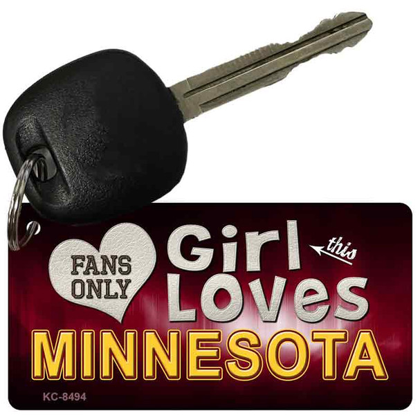 This Girl Loves Minnesota Wholesale Novelty Key Chain