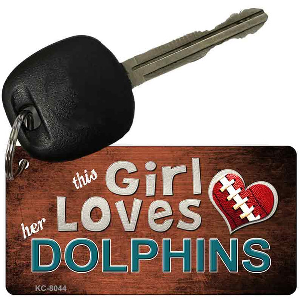 This Girl Loves Her Dolphins Wholesale Novelty Key Chain