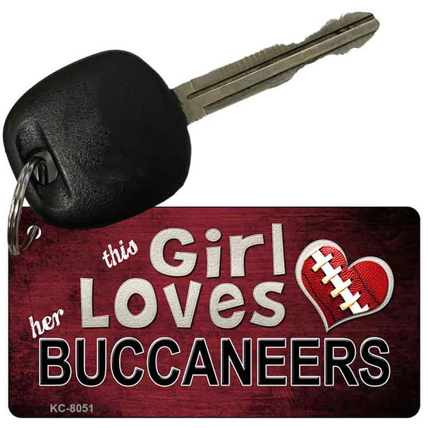 This Girl Loves Her Buccaneers Wholesale Novelty Key Chain