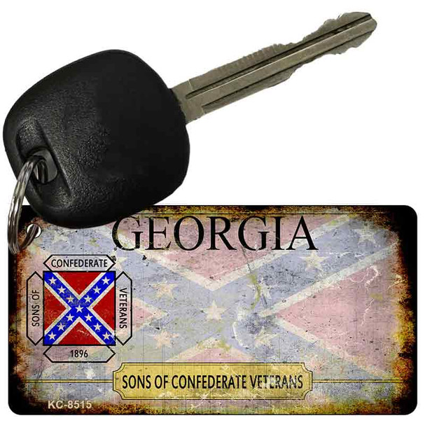 Georgia Rusty State Wholesale Novelty Key Chain