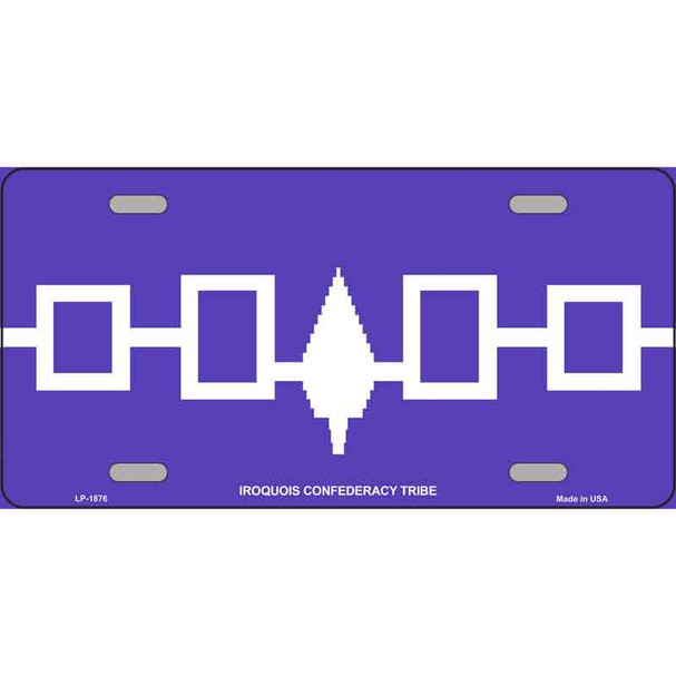 Iroquois Confederacy Flag Wholesale Metal Novelty License Plate