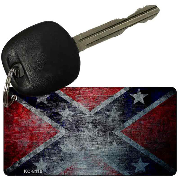 Confederate Flag Scratched Wholesale Novelty Key Chain