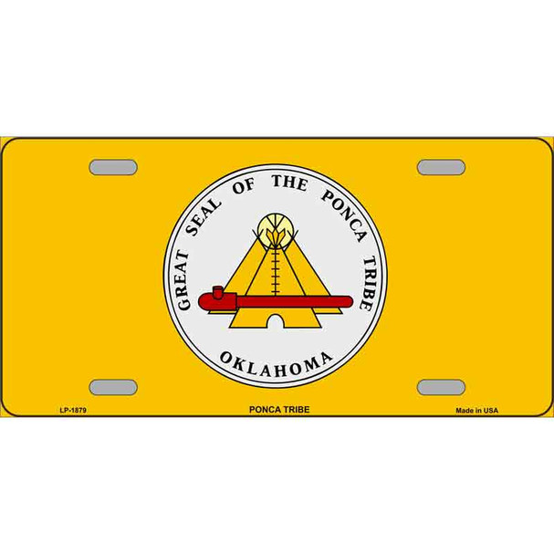 Ponca Tribe Flag Wholesale Metal Novelty License Plate