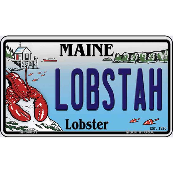 Lobstah Maine Lobster Wholesale Novelty Metal Magnet