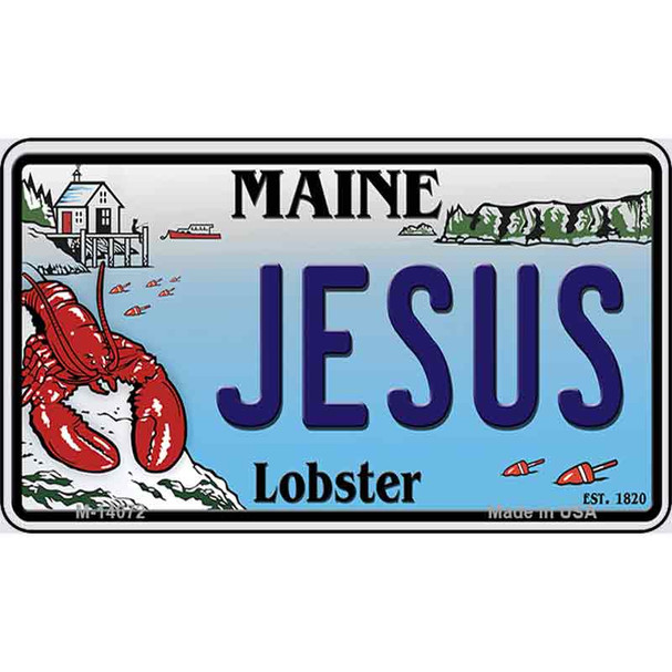 Jesus Maine Lobster Wholesale Novelty Metal Magnet