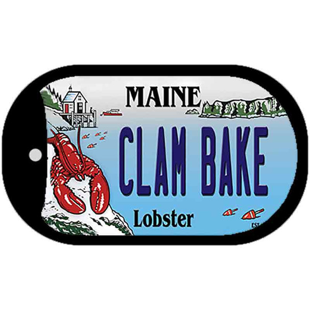 Clam Bake Maine Lobster Wholesale Novelty Metal Dog Tag Necklace