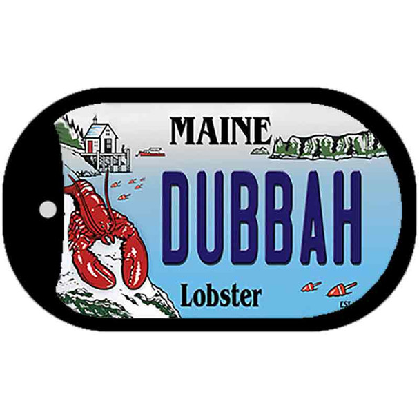 Dubbah Maine Lobster Wholesale Novelty Metal Dog Tag Necklace