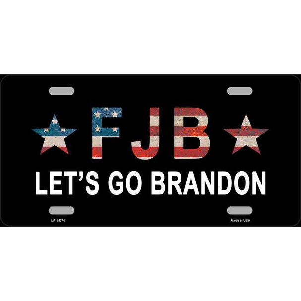 FJB American Flag Wholesale Novelty Metal License Plate