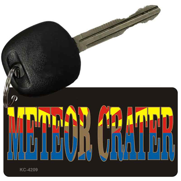 Meteor Crater Arizona Flag Wholesale Novelty Metal Key Chain