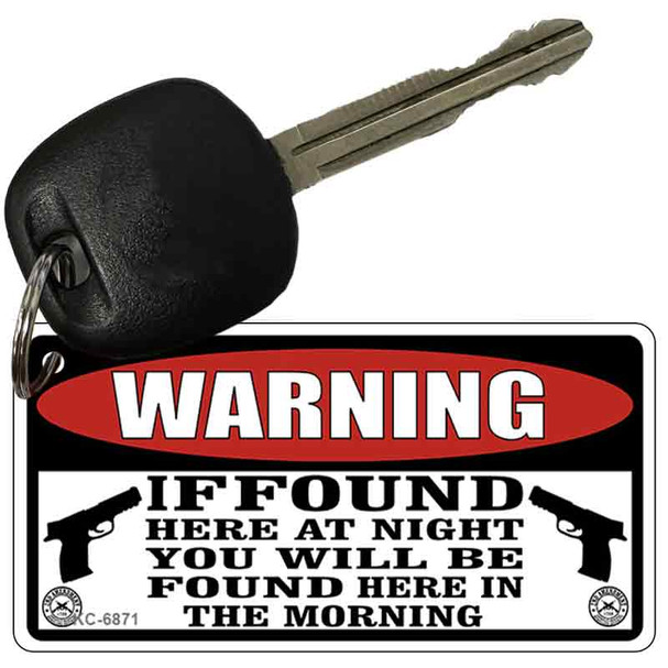 Warning If Found Wholesale Novelty Metal Key Chain