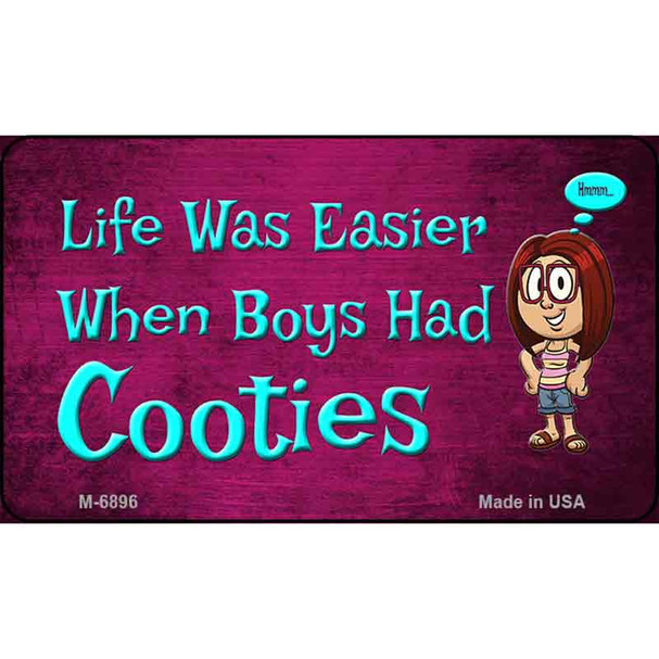 When Boys Had Cooties Wholesale Novelty Metal Magnet