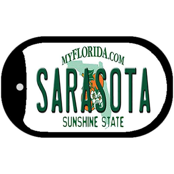 Sarasota Florida Wholesale Novelty Metal Dog Tag Necklace