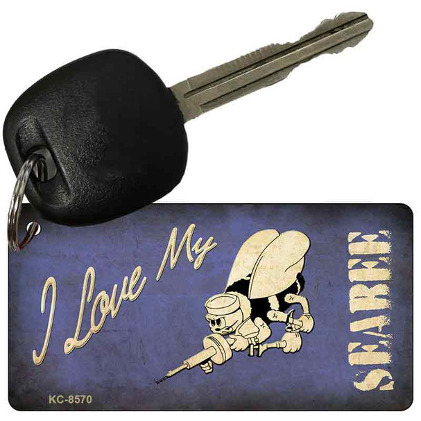 I Love My Seabee Wholesale Novelty Key Chain