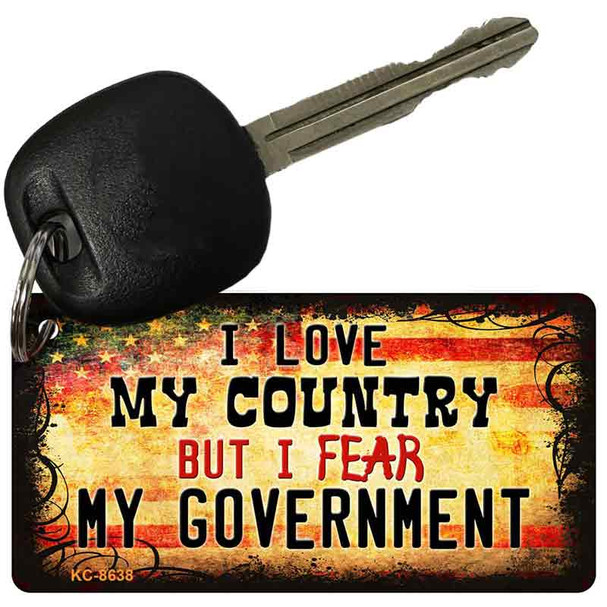 I Love My Country Wholesale Novelty Key Chain