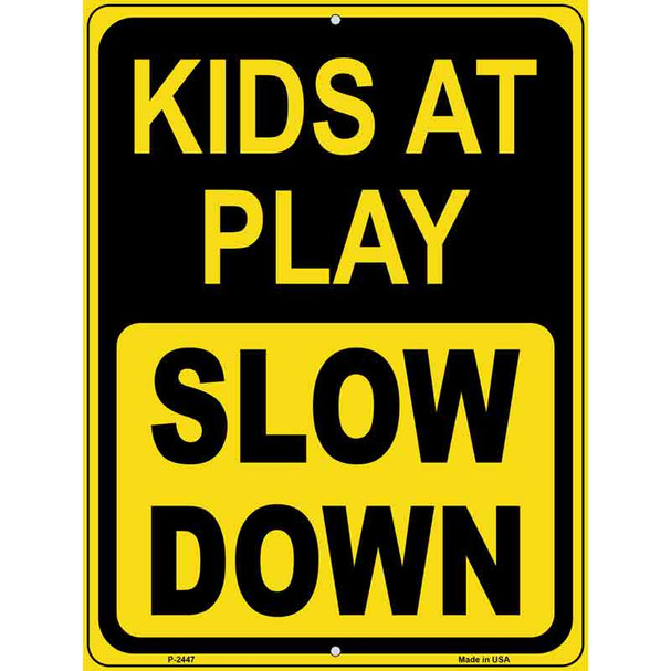 Kids At Play Wholesale Novelty Metal Parking Sign