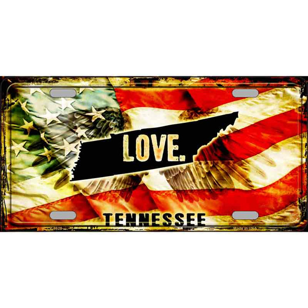 Tennessee Love Wholesale Metal Novelty License Plate