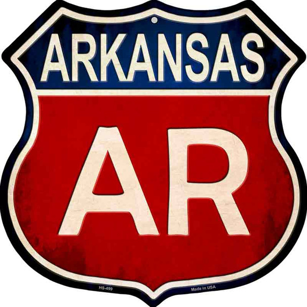 Arkansas Wholesale Metal Novelty Highway Shield