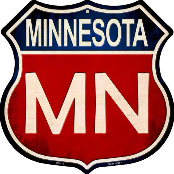 Minnesota Wholesale Metal Novelty Highway Shield