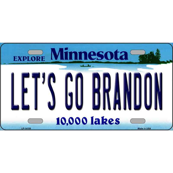 Lets Go Brandon MN Wholesale Novelty Metal License Plate