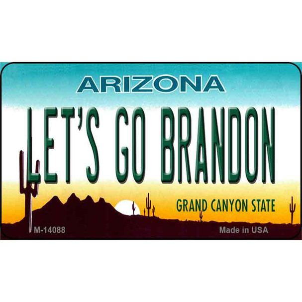 Lets Go Brandon AZ Wholesale Novelty Metal Magnet