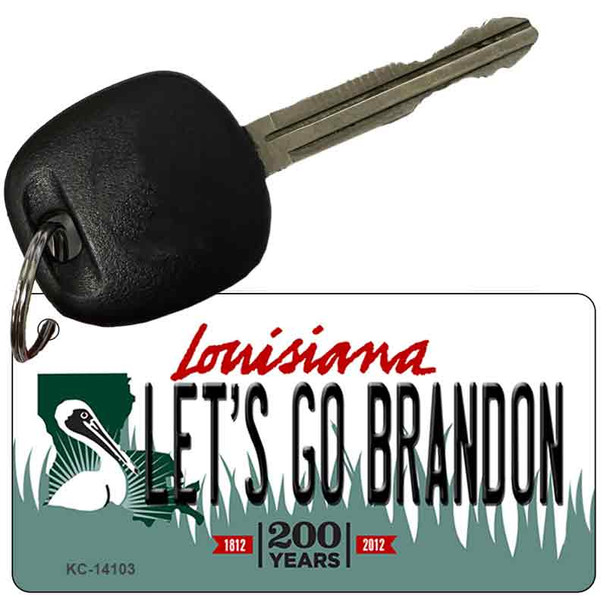 Lets Go Brandon LA Wholesale Novelty Metal Key Chain