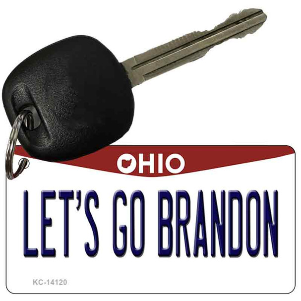 Lets Go Brandon OH Wholesale Novelty Metal Key Chain