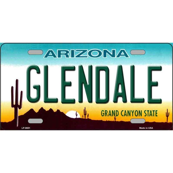 Glendale Arizona Wholesale Metal Novelty License Plate