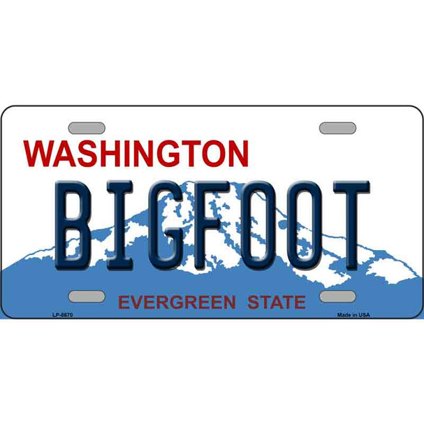 Bigfoot Washington Wholesale Metal Novelty License Plate