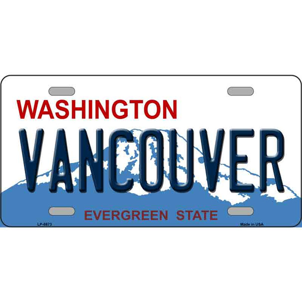 Vancouver Washington Wholesale Metal Novelty License Plate