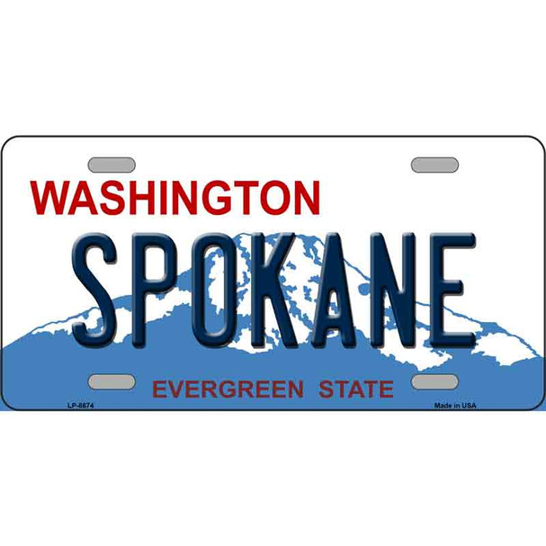 Spokane Washington Wholesale Metal Novelty License Plate