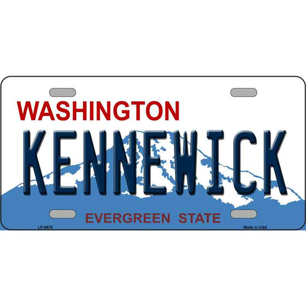 Kennewick Washington Wholesale Metal Novelty License Plate