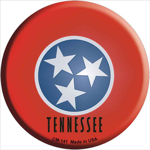 Tennessee State Flag Wholesale Novelty Circle Coaster Set of 4