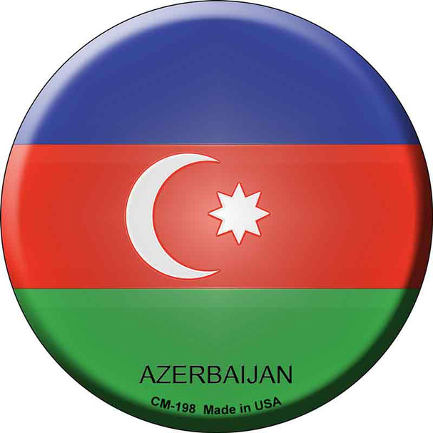 Azerbaijan Country Wholesale Novelty Circle Coaster Set of 4