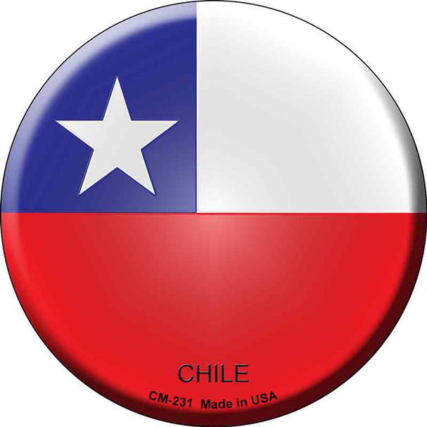Chile Country Wholesale Novelty Circle Coaster Set of 4