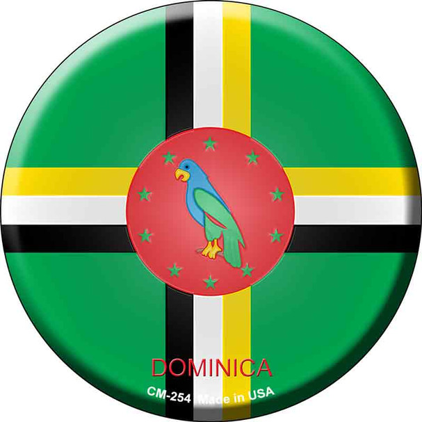 Dominica Country Wholesale Novelty Circle Coaster Set of 4