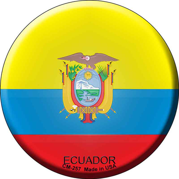 Ecuador Country Wholesale Novelty Circle Coaster Set of 4