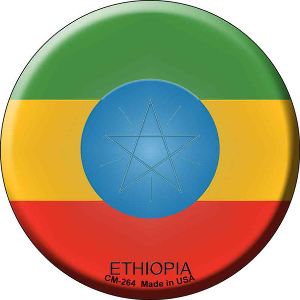 Ethiopia Country Wholesale Novelty Circle Coaster Set of 4
